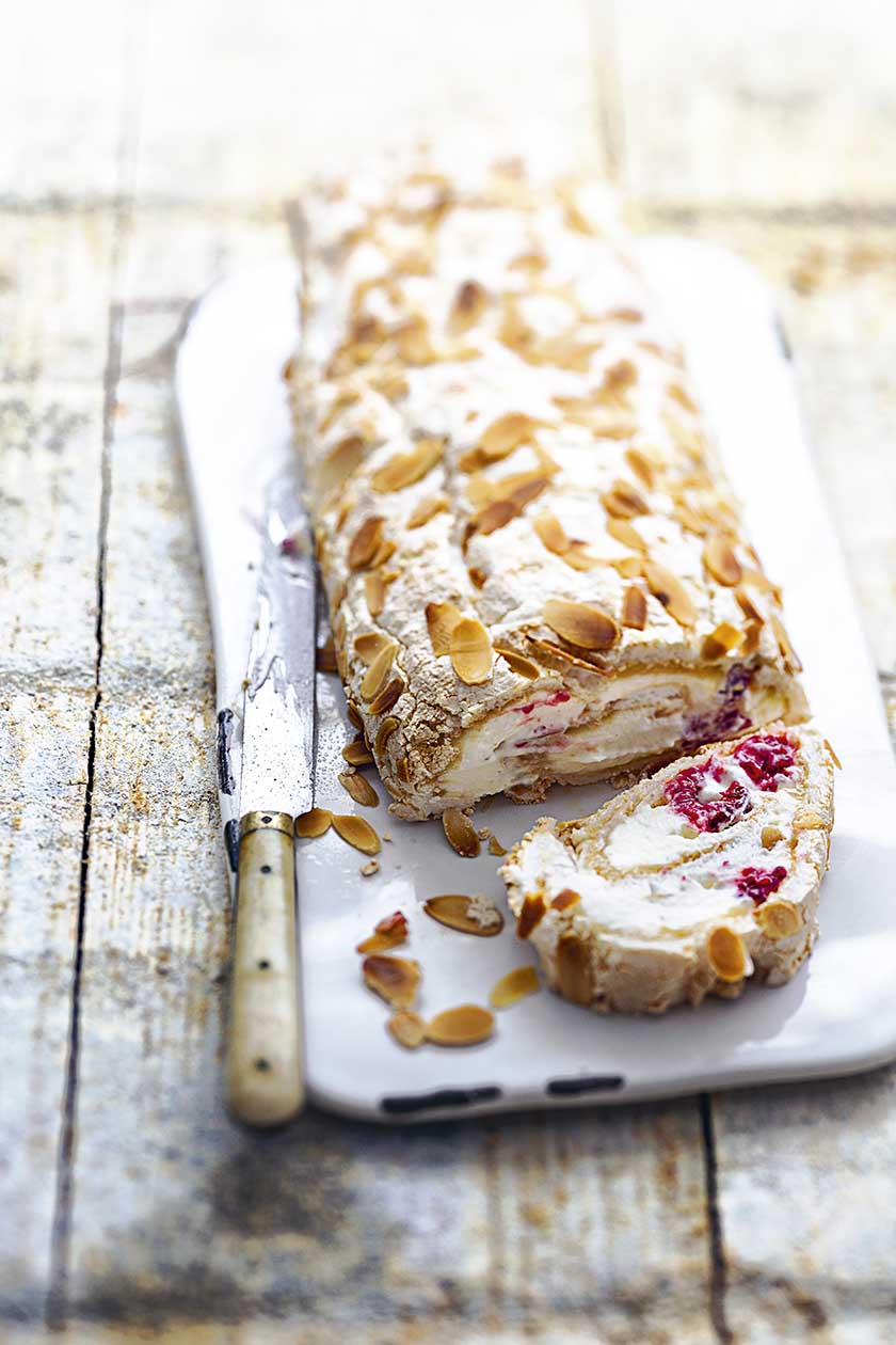 Himbeer-Roulade