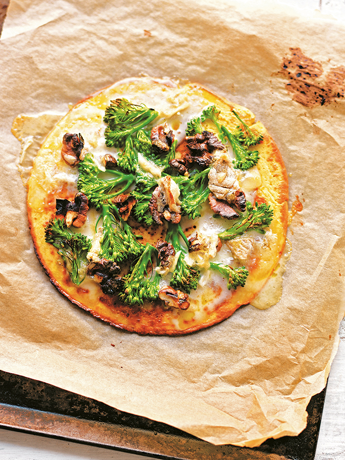 Broccoli-Fladenbrotpizza