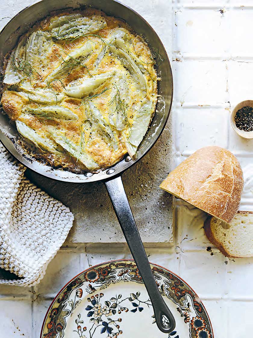 Fenchel-Frittata