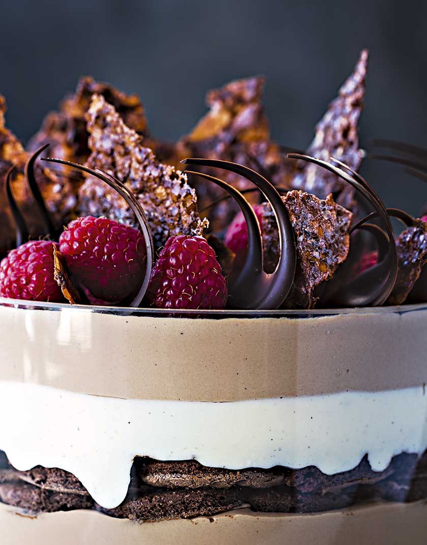 Glutenfreies Schokoladen- Trifle