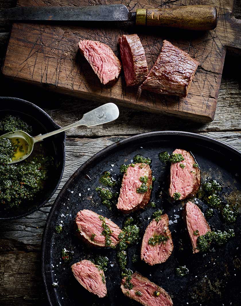 Petit Tender mit Chimichurri