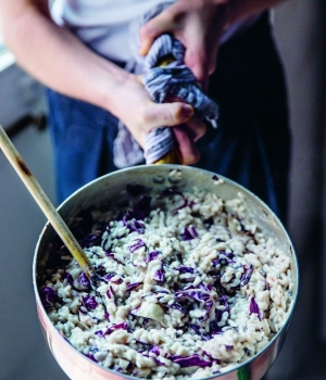 Risotto mit Radicchio und Gorgonzola