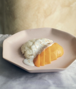 Mango mit süßem Klebreis (Mamuang khao neow)