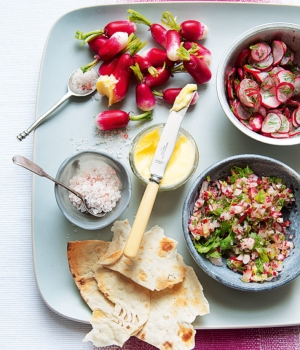 Mezze mit Radieschen