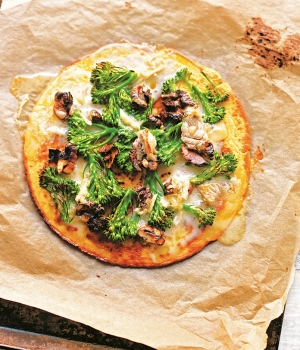 Broccoli-Fladenbrotpizza