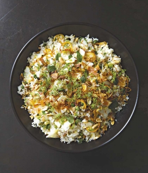 Zitrus-Reis-Salat