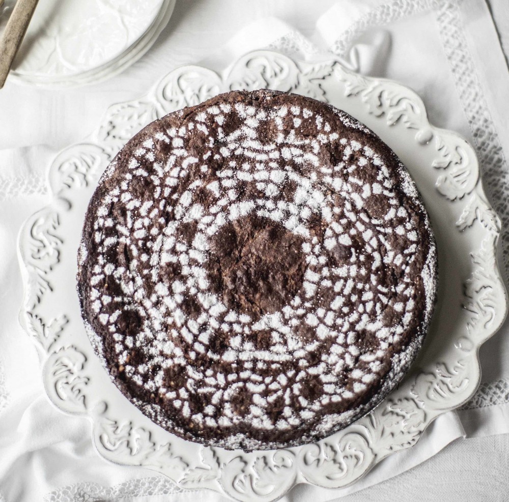 Torta Caprese (Schokoladen-Mandelkuchen)